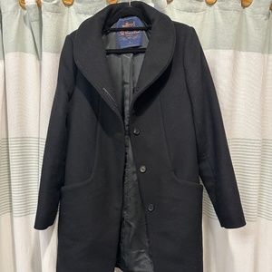 Wilfred Cocoon Coat (Black)